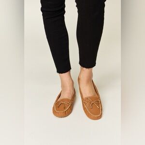 Forever Link Bow Decor Flat Loafers